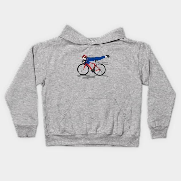 Christina Birch swaps cycling for outer space Kids Hoodie by p3p3ncil